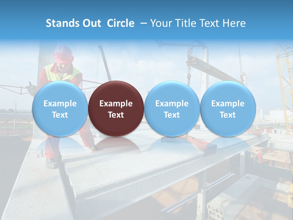 Technology Labourer Frame PowerPoint Template