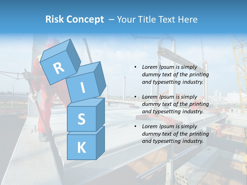 Technology Labourer Frame PowerPoint Template