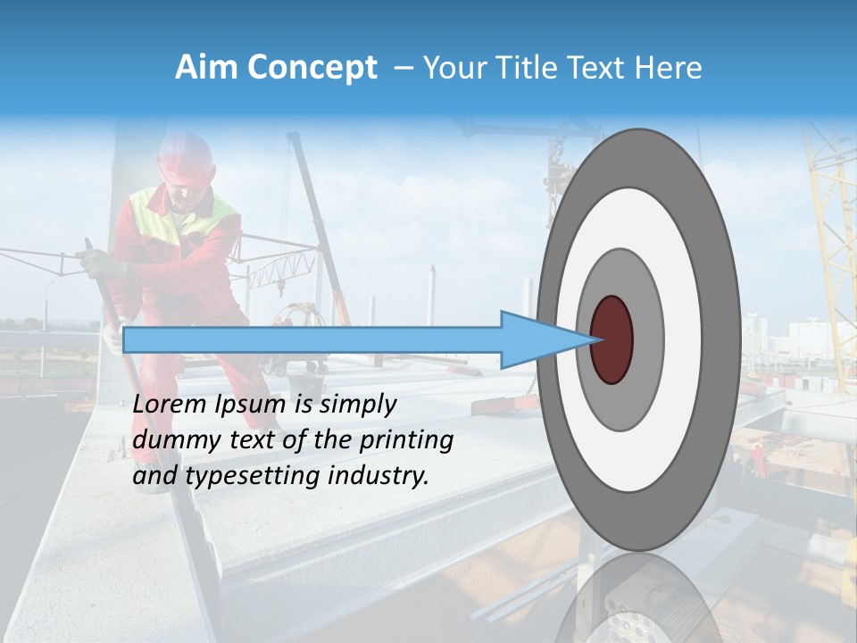 Technology Labourer Frame PowerPoint Template