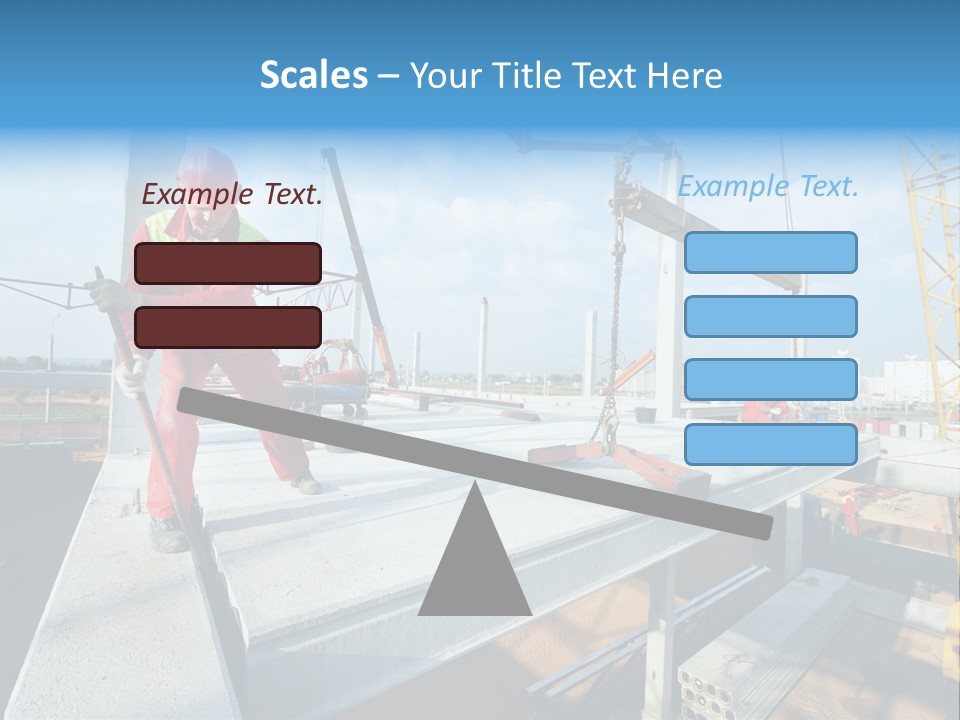 Technology Labourer Frame PowerPoint Template