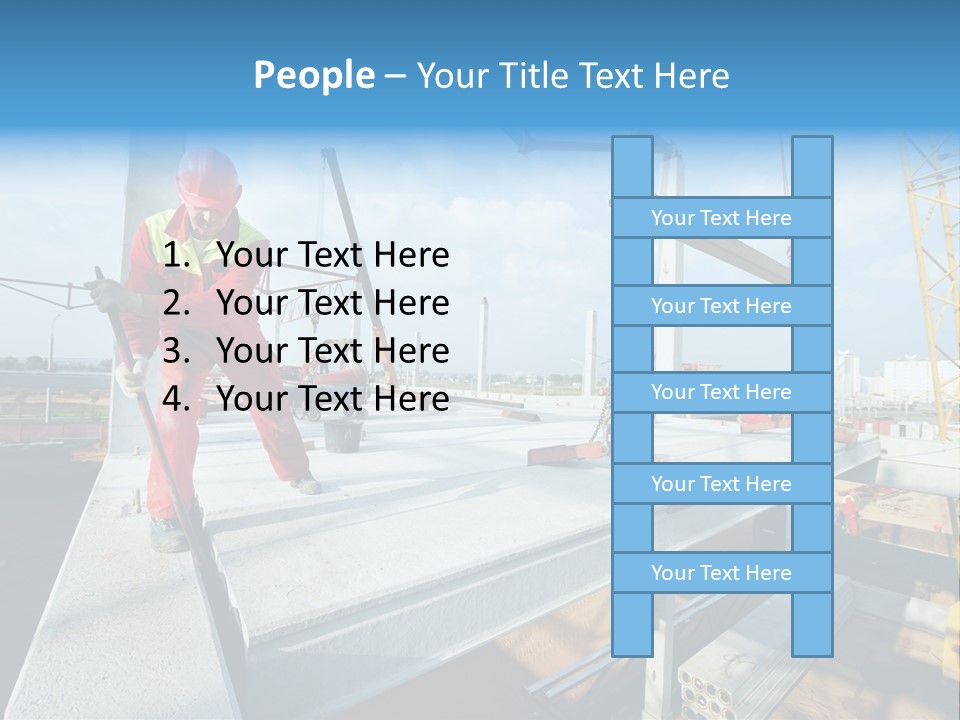 Technology Labourer Frame PowerPoint Template