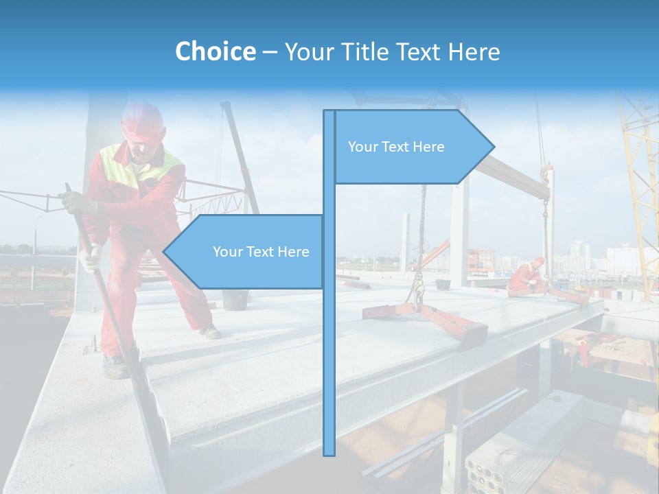 Technology Labourer Frame PowerPoint Template