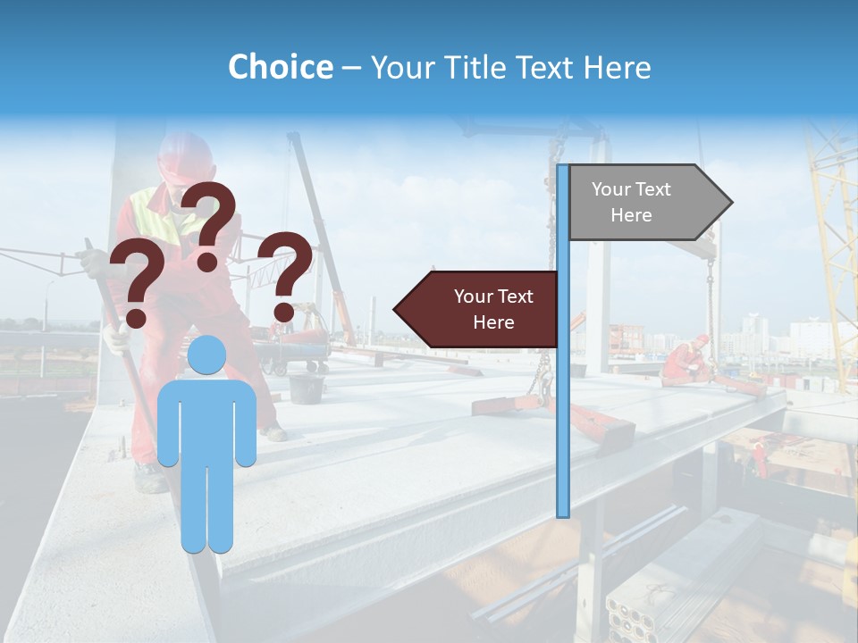 Technology Labourer Frame PowerPoint Template