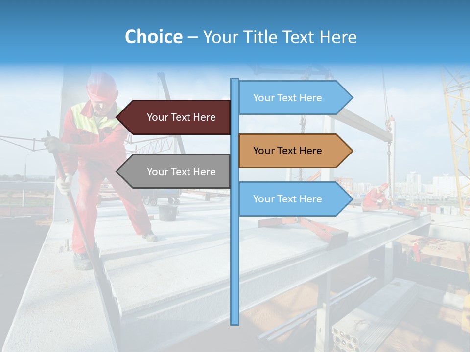Technology Labourer Frame PowerPoint Template