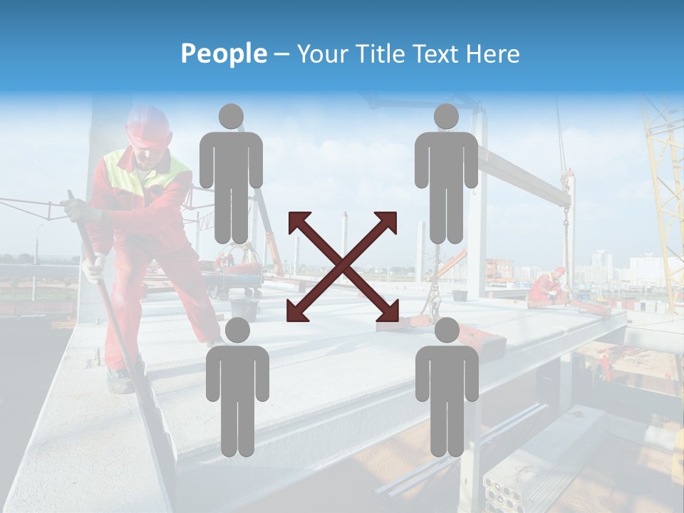 Technology Labourer Frame PowerPoint Template