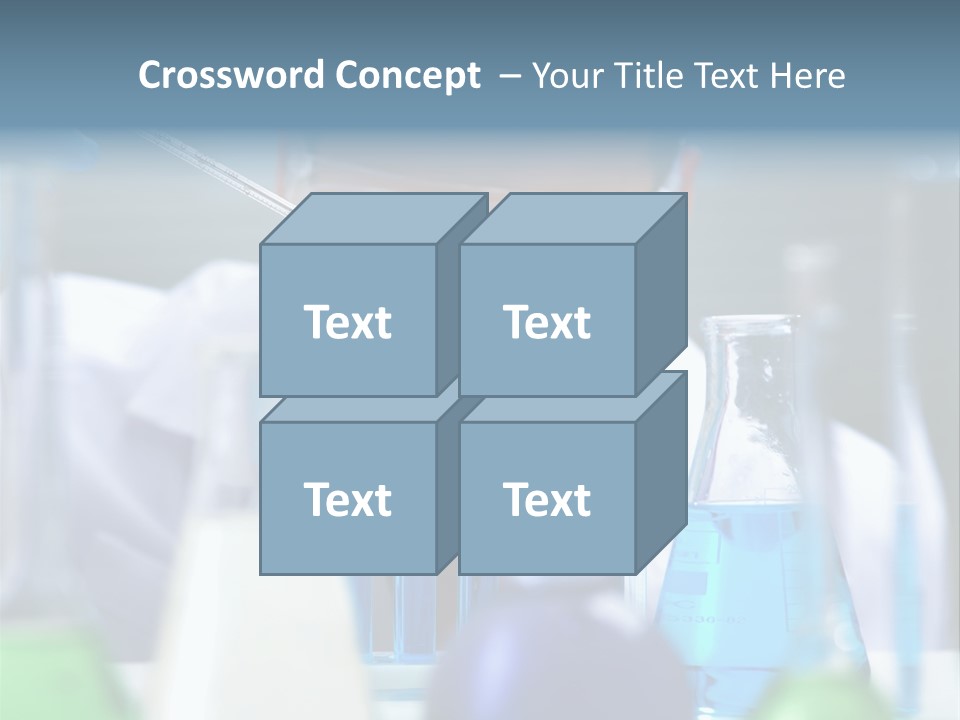 Beaker Man Chemistry PowerPoint Template