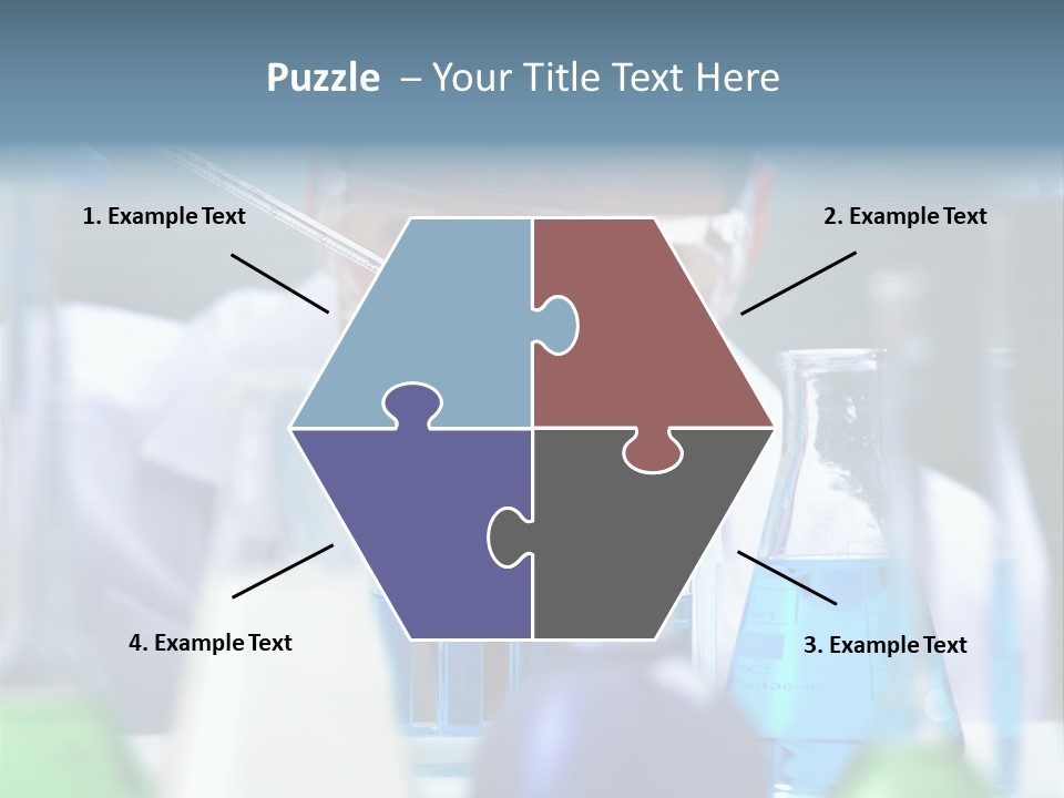 Beaker Man Chemistry PowerPoint Template