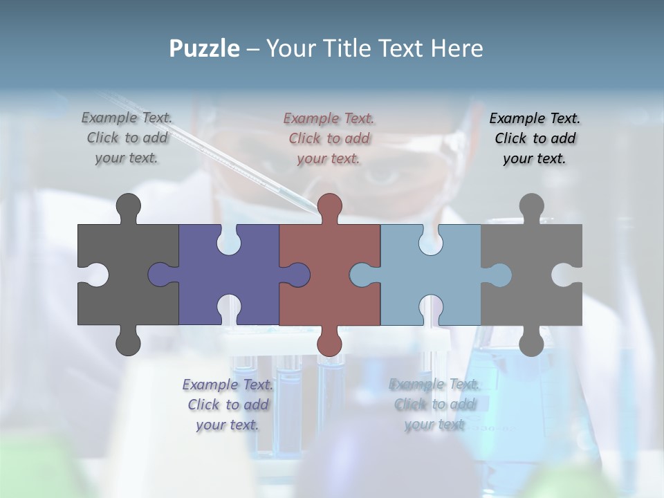 Beaker Man Chemistry PowerPoint Template