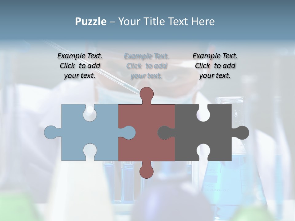 Beaker Man Chemistry PowerPoint Template