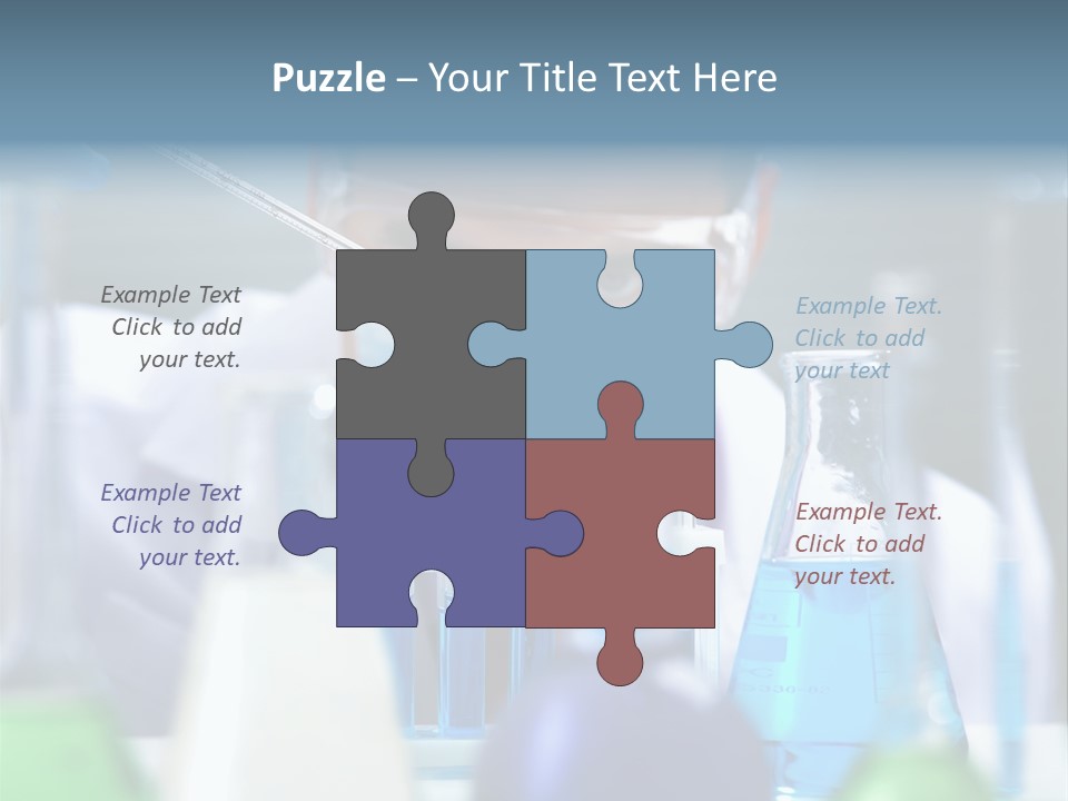 Beaker Man Chemistry PowerPoint Template