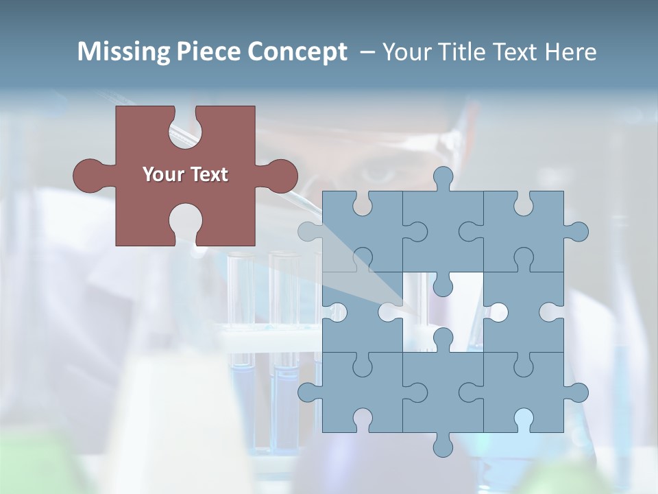 Beaker Man Chemistry PowerPoint Template