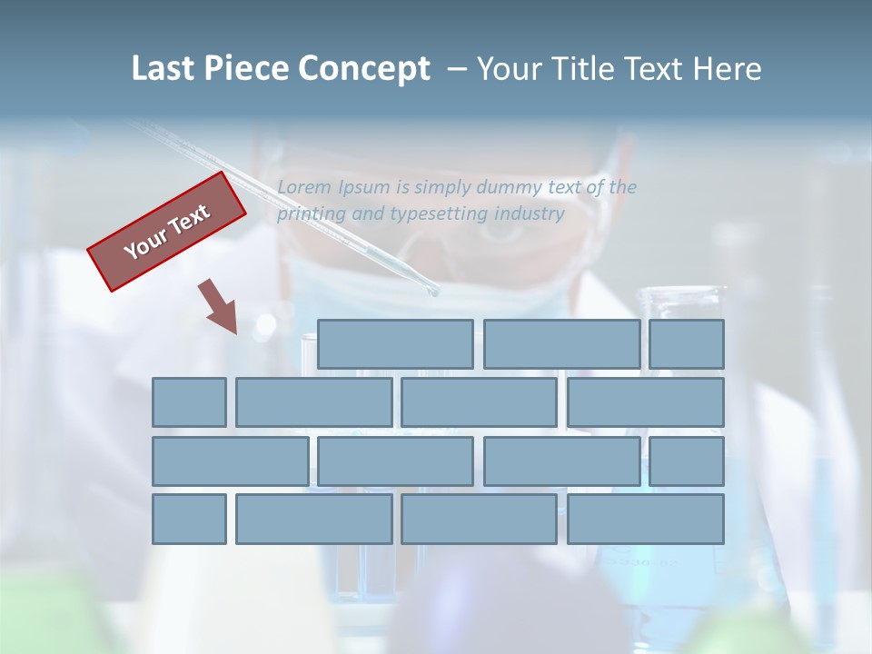 Beaker Man Chemistry PowerPoint Template