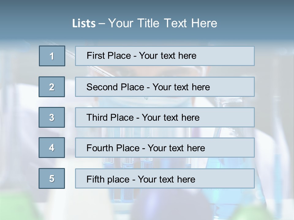 Beaker Man Chemistry PowerPoint Template