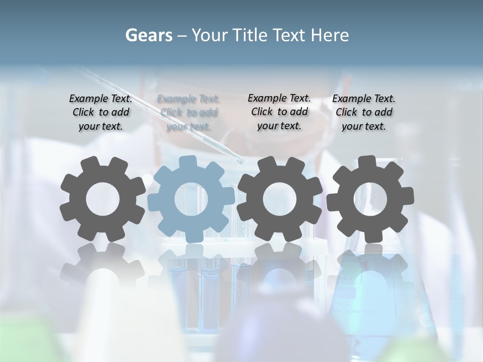 Beaker Man Chemistry PowerPoint Template
