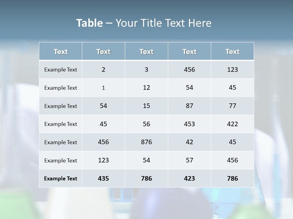 Beaker Man Chemistry PowerPoint Template