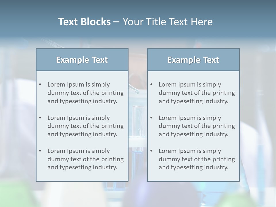 Beaker Man Chemistry PowerPoint Template