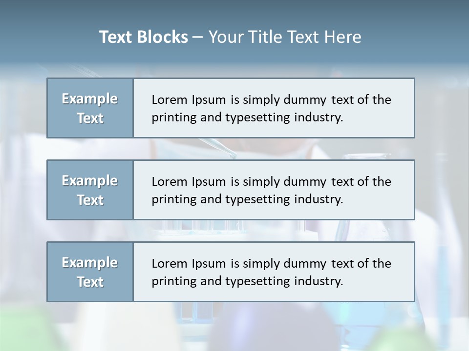 Beaker Man Chemistry PowerPoint Template