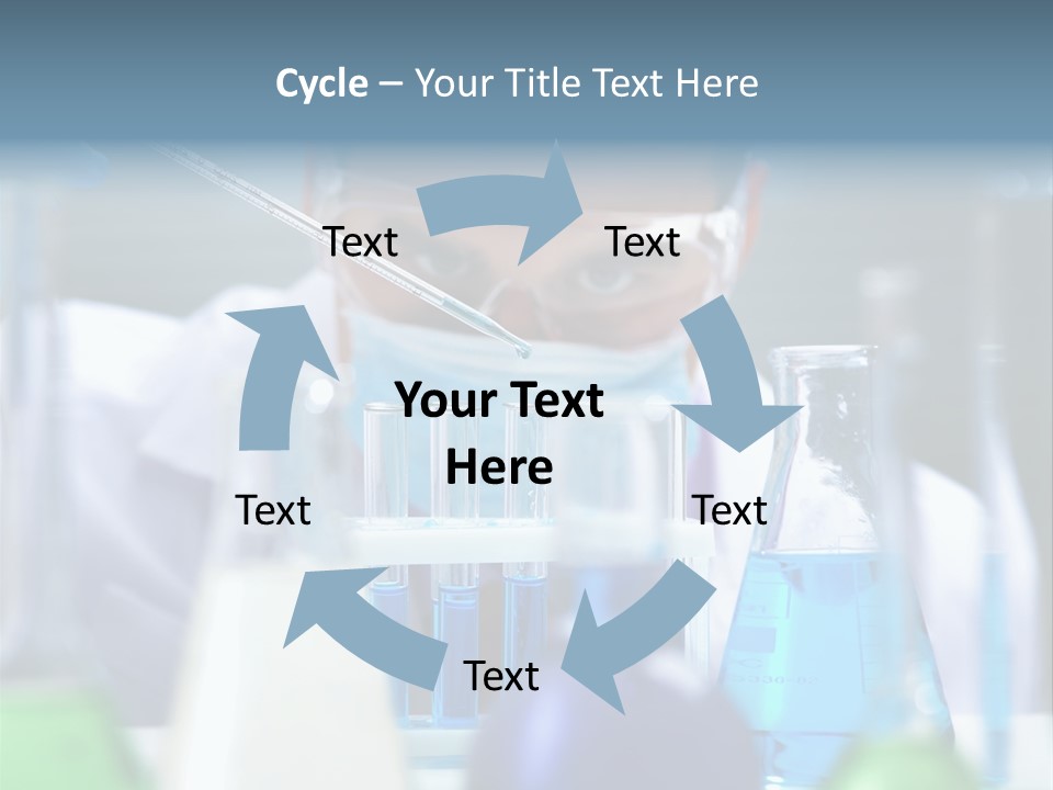 Beaker Man Chemistry PowerPoint Template