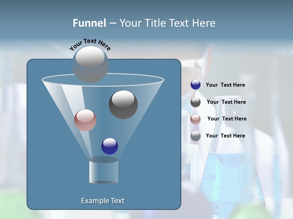 Beaker Man Chemistry PowerPoint Template