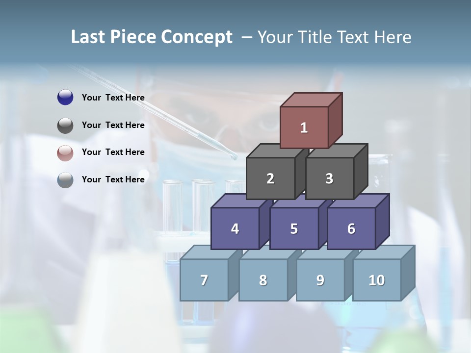 Beaker Man Chemistry PowerPoint Template