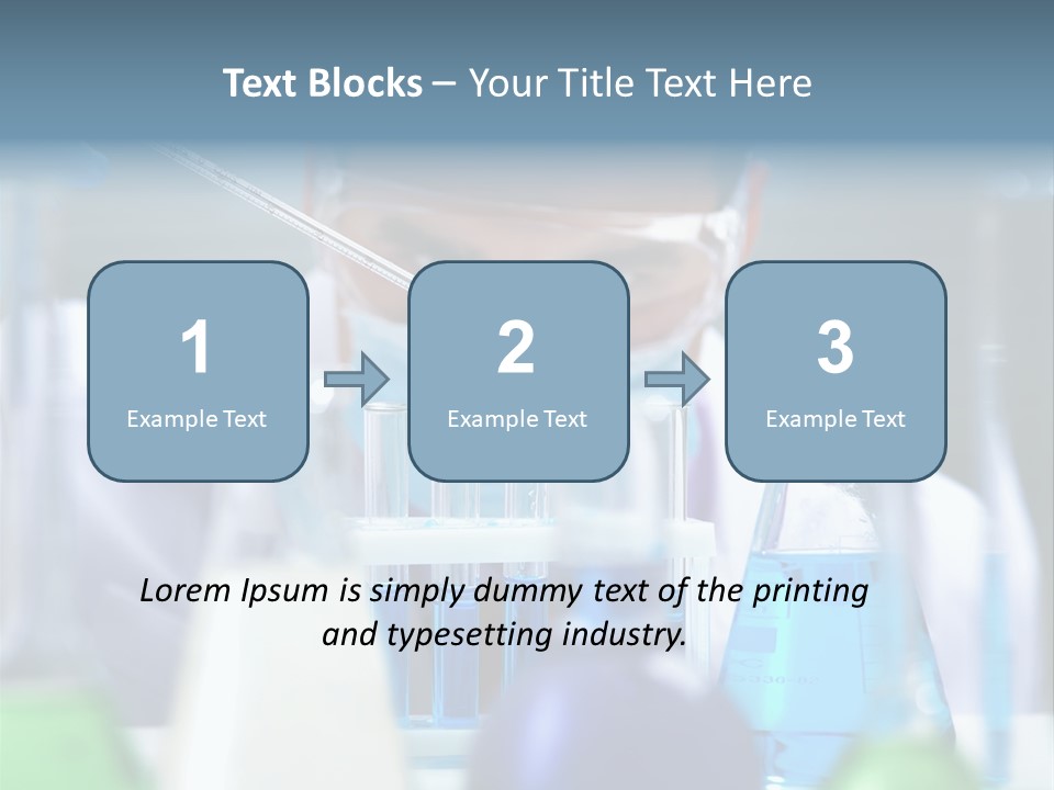 Beaker Man Chemistry PowerPoint Template