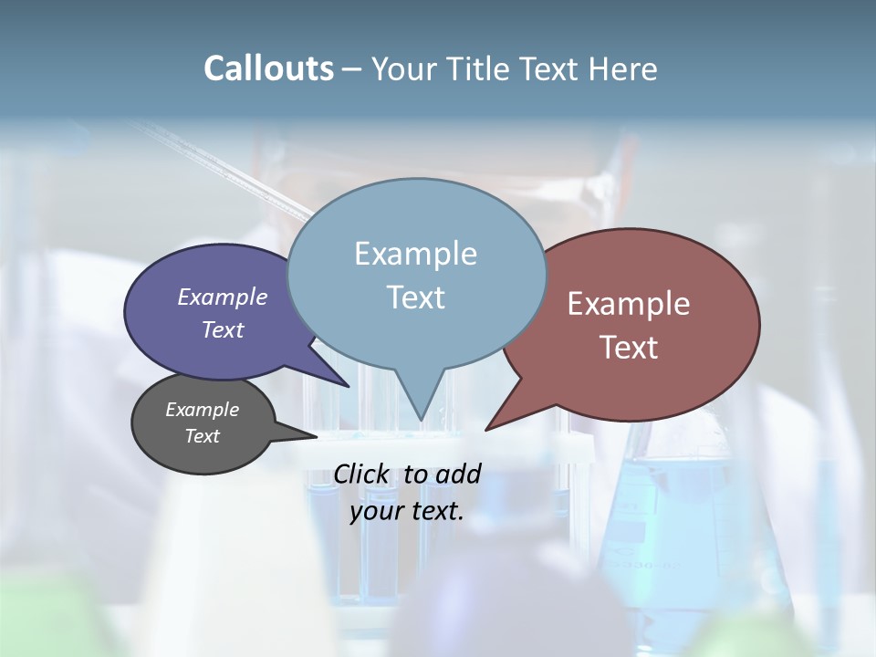 Beaker Man Chemistry PowerPoint Template