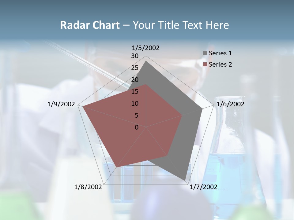 Beaker Man Chemistry PowerPoint Template