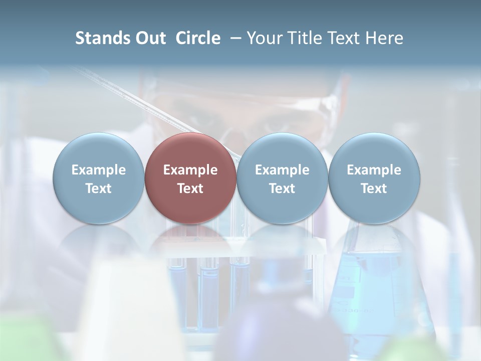 Beaker Man Chemistry PowerPoint Template