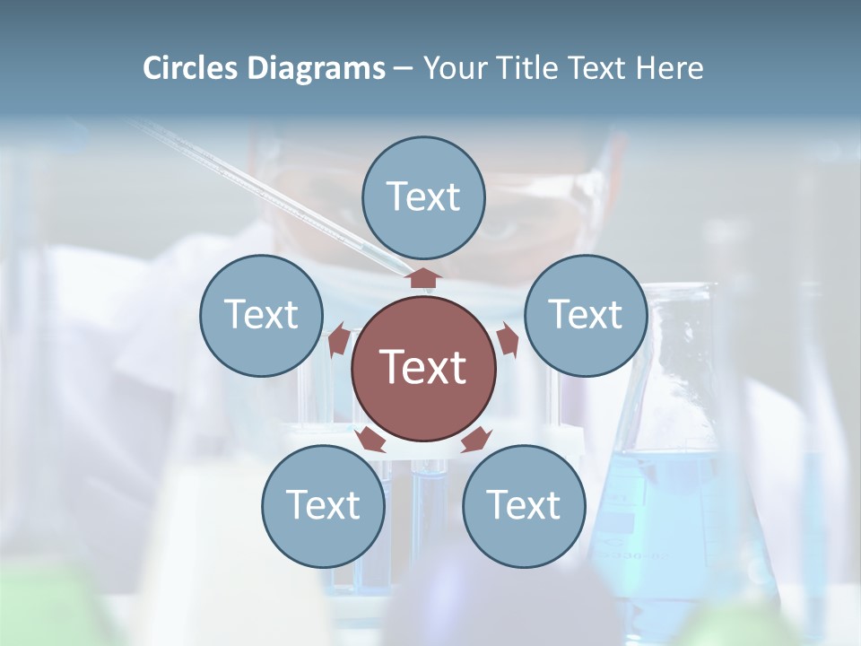 Beaker Man Chemistry PowerPoint Template