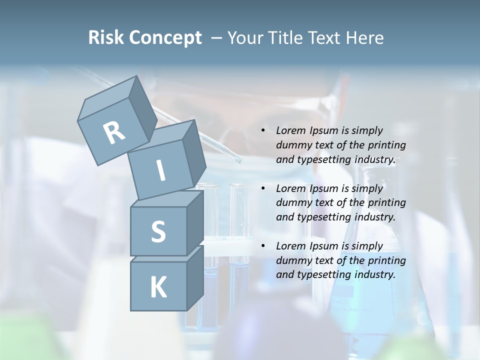 Beaker Man Chemistry PowerPoint Template