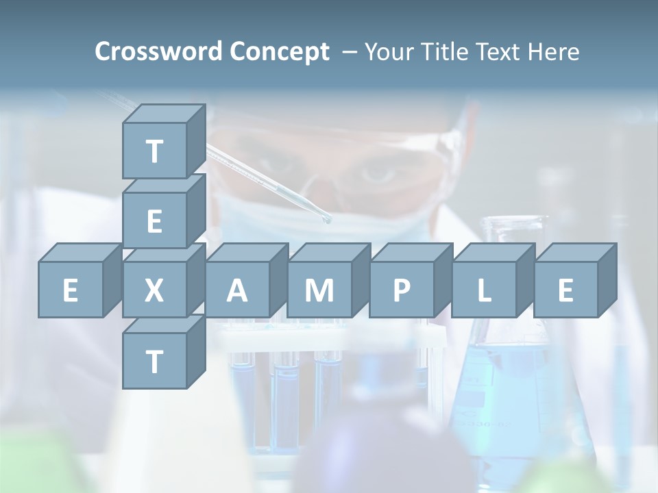 Beaker Man Chemistry PowerPoint Template