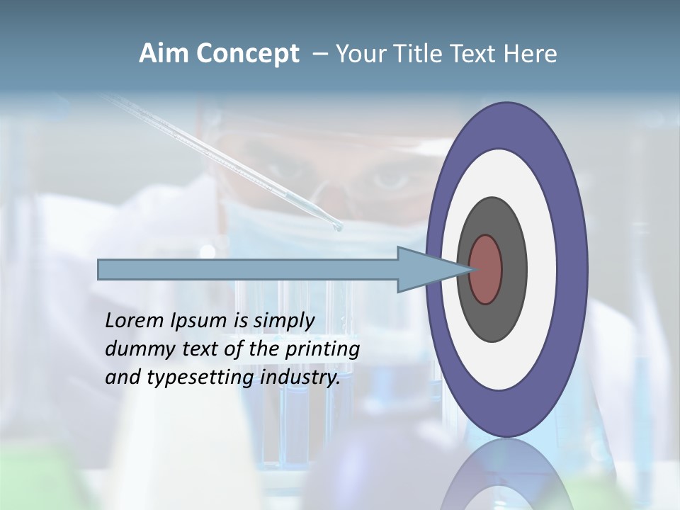 Beaker Man Chemistry PowerPoint Template