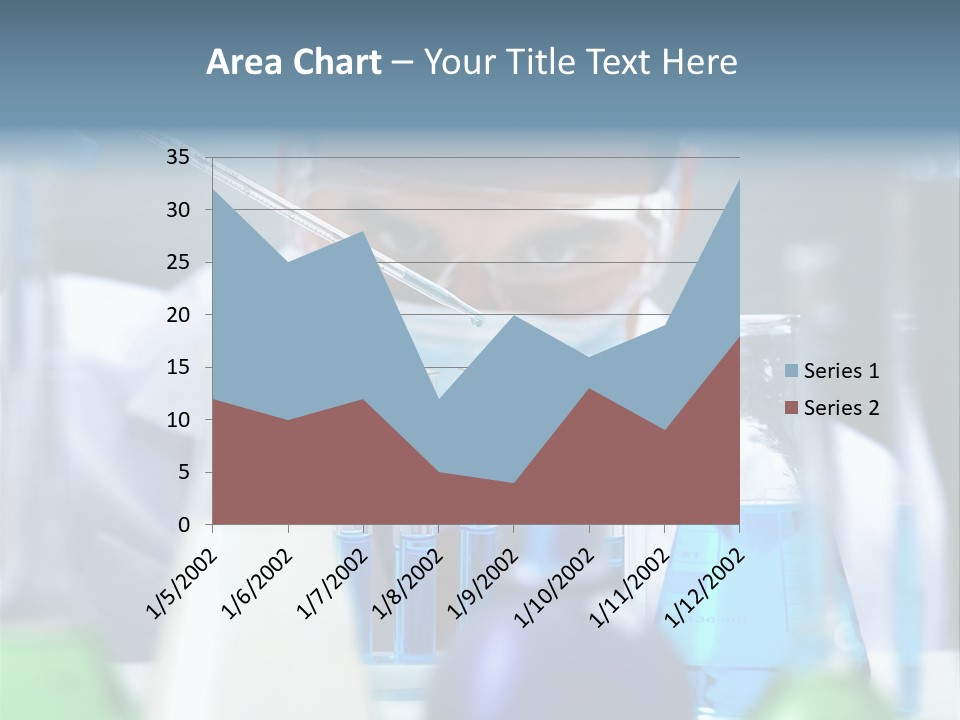 Beaker Man Chemistry PowerPoint Template