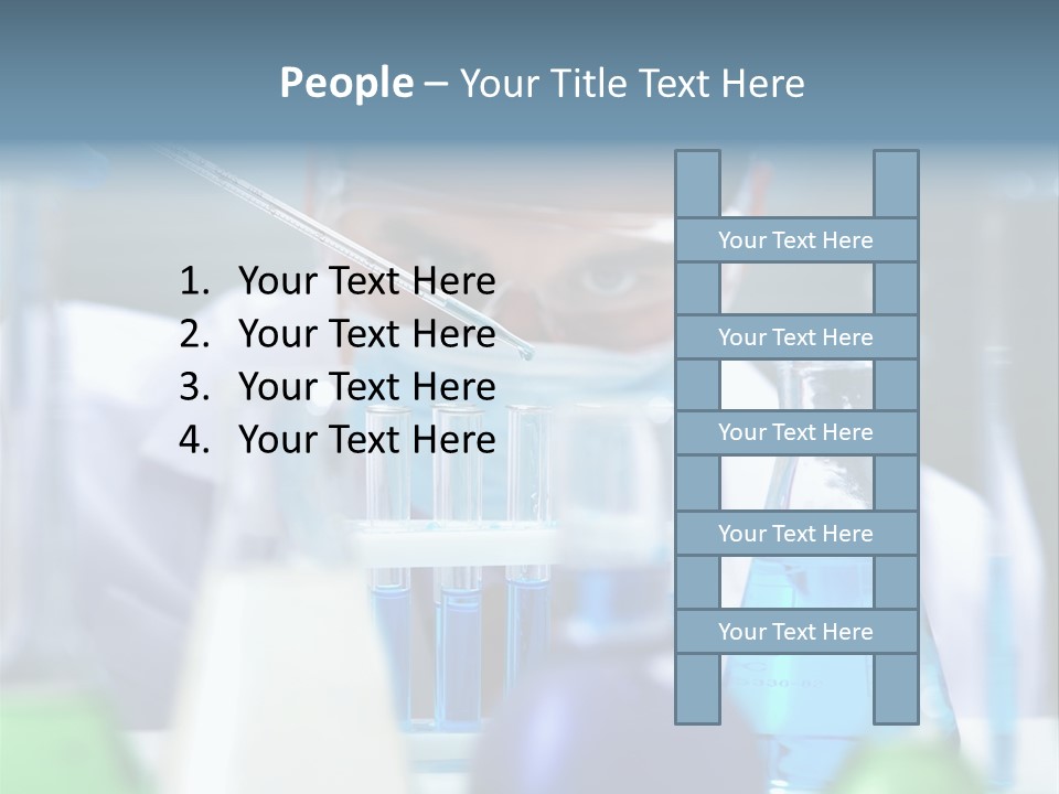 Beaker Man Chemistry PowerPoint Template
