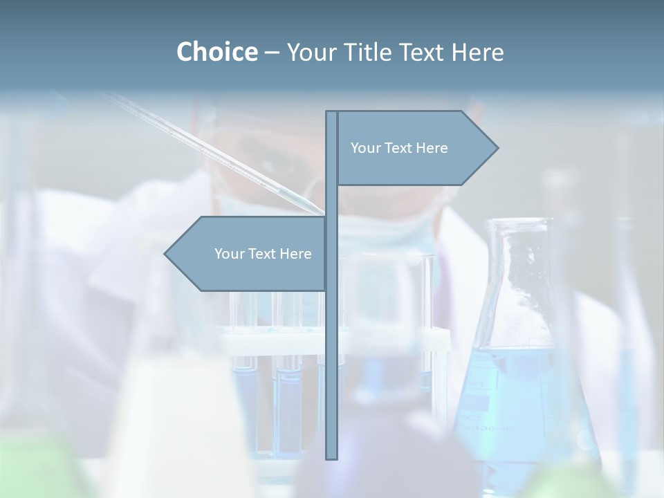 Beaker Man Chemistry PowerPoint Template
