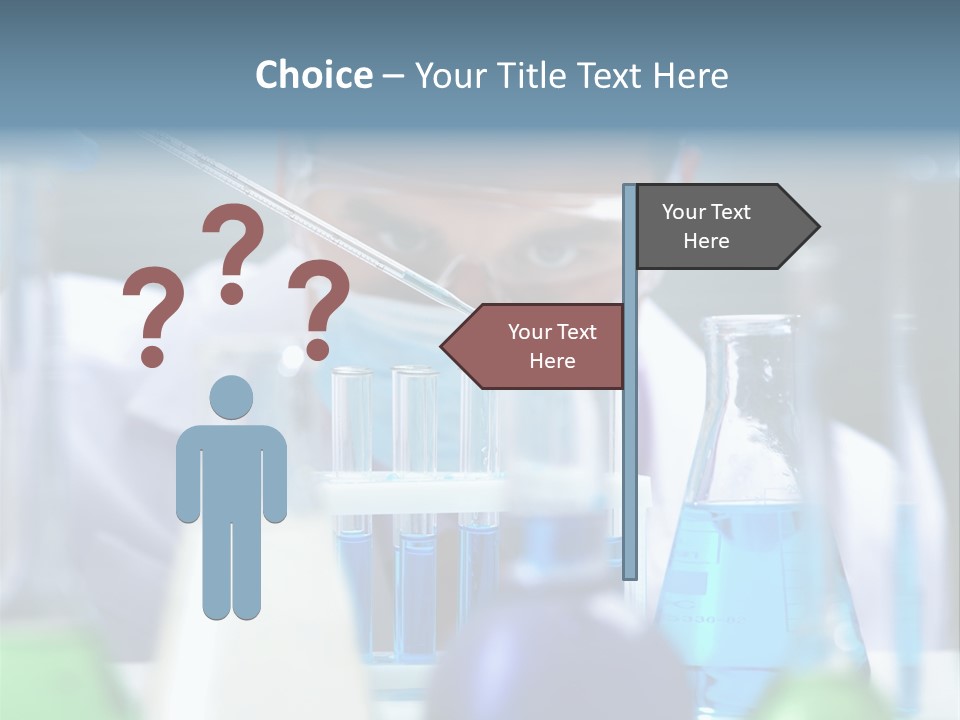 Beaker Man Chemistry PowerPoint Template