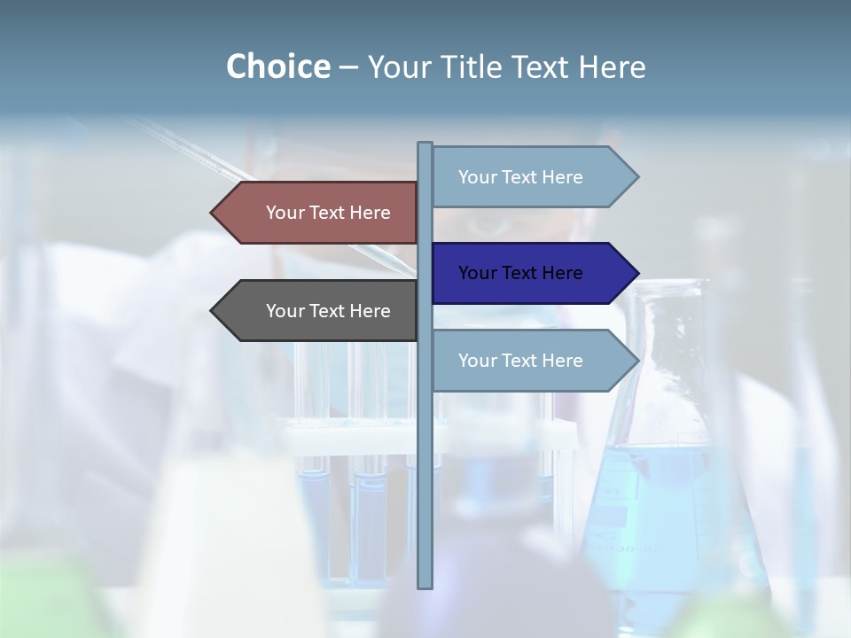 Beaker Man Chemistry PowerPoint Template