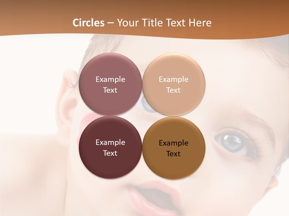 Beauty White Teen PowerPoint Template