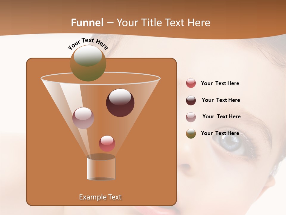 Beauty White Teen PowerPoint Template