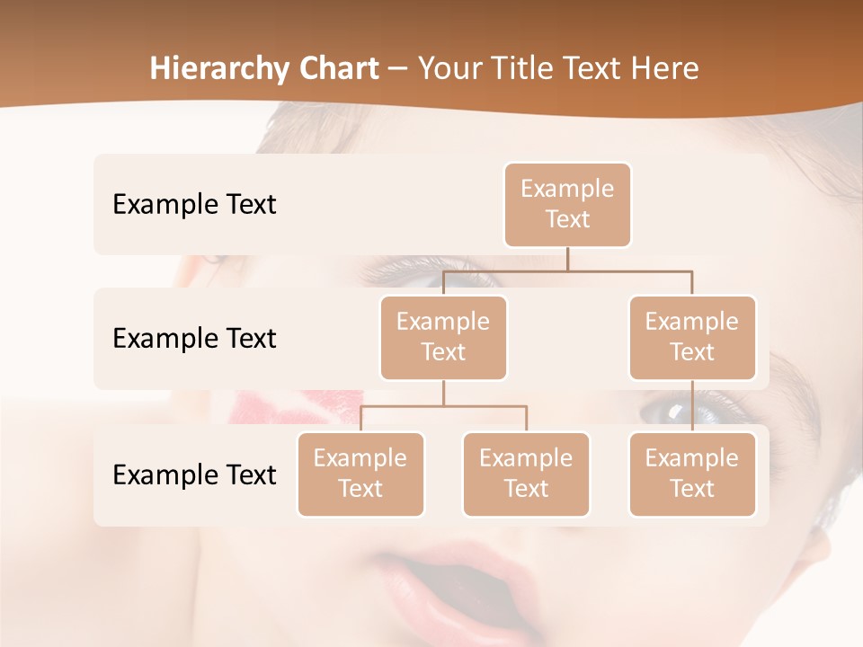 Beauty White Teen PowerPoint Template