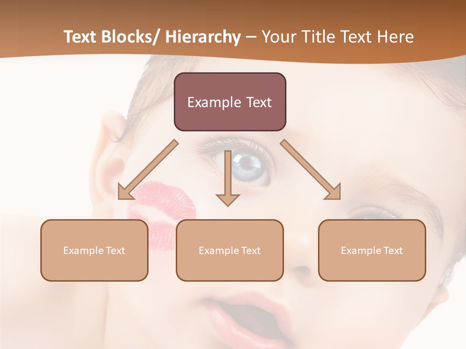 Beauty White Teen PowerPoint Template