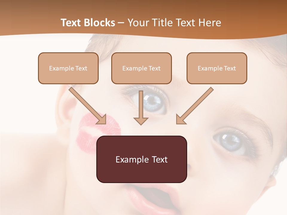 Beauty White Teen PowerPoint Template