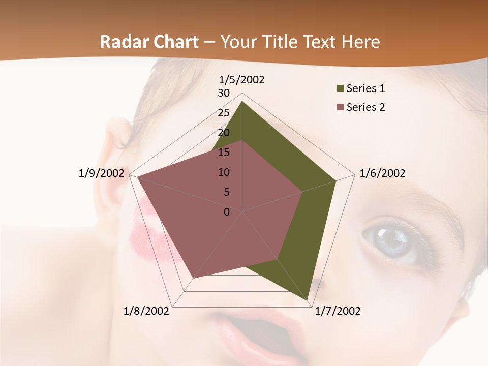 Beauty White Teen PowerPoint Template