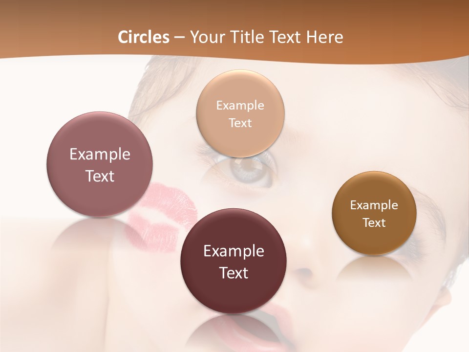 Beauty White Teen PowerPoint Template