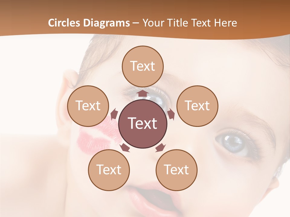 Beauty White Teen PowerPoint Template