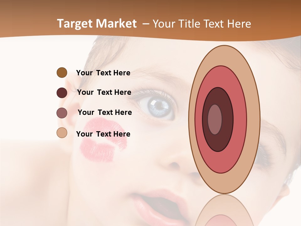 Beauty White Teen PowerPoint Template