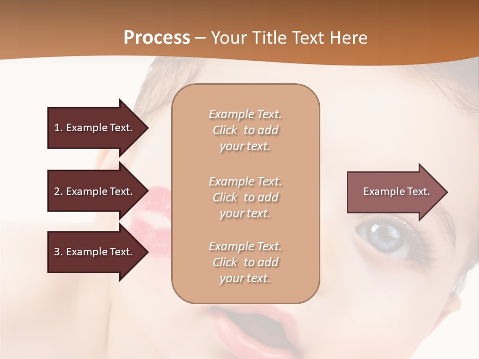 Beauty White Teen PowerPoint Template