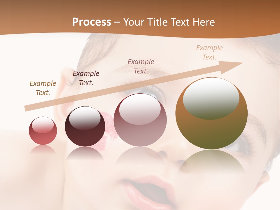 Beauty White Teen PowerPoint Template