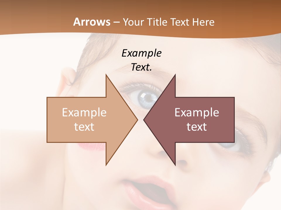 Beauty White Teen PowerPoint Template