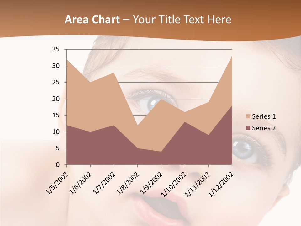 Beauty White Teen PowerPoint Template